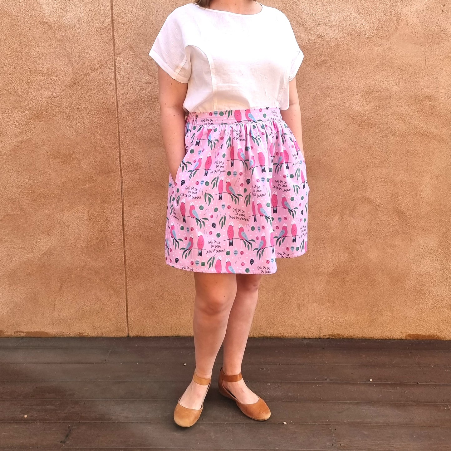 Christmas Women's Skirt - PRE-ORDER - Gal La La La Lah-Bandicute
