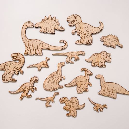 Wooden Dinosaur Set-Bandicute