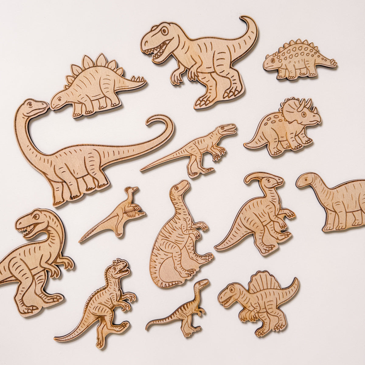 Wooden Dinosaur Set-Bandicute