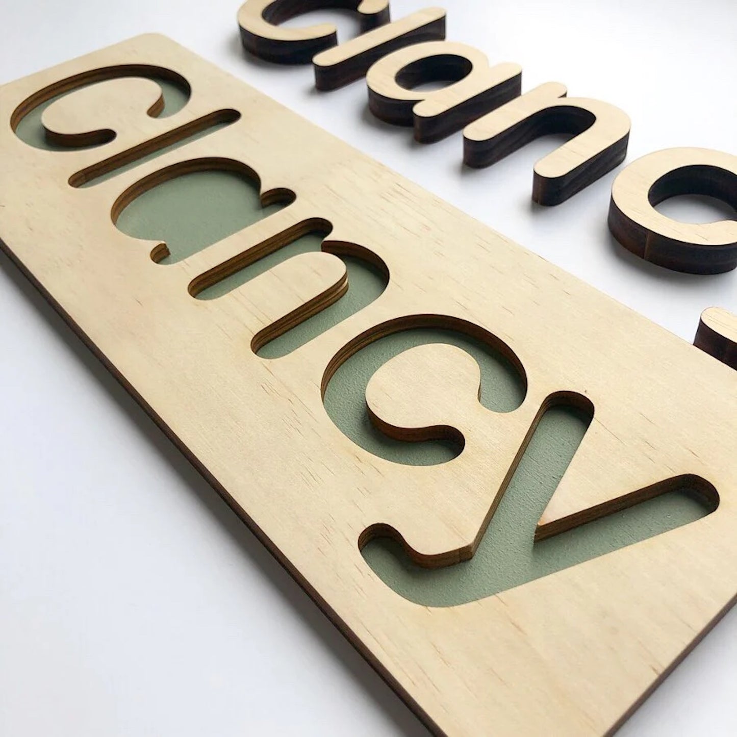 Wooden Name Puzzle-Bandicute