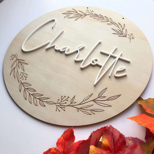 Wreath Name Plaque-Bandicute