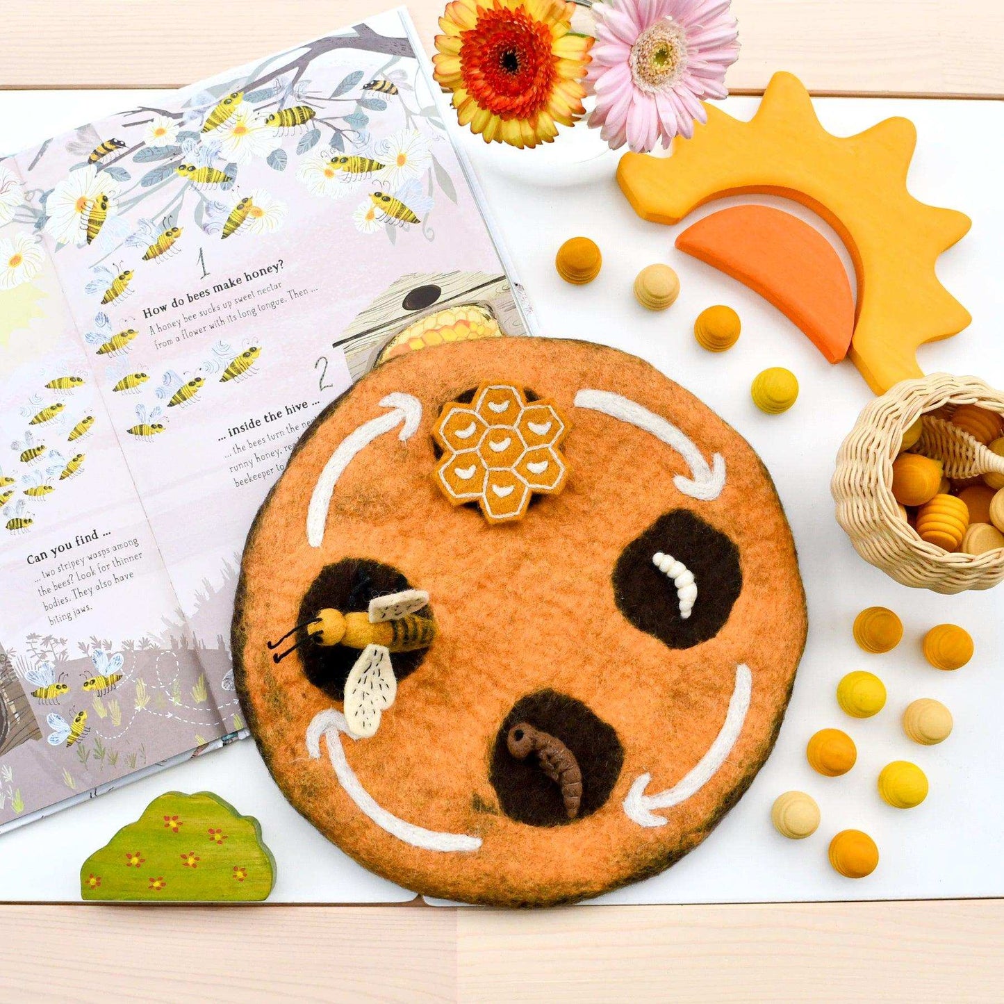 Felt Lifecycle of a Honey Bee-Bandicute