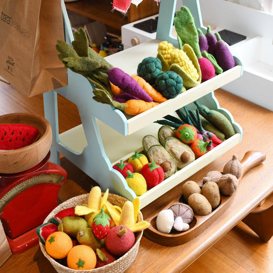 Felt Vegetables and Fruits - 11 pieces-Bandicute