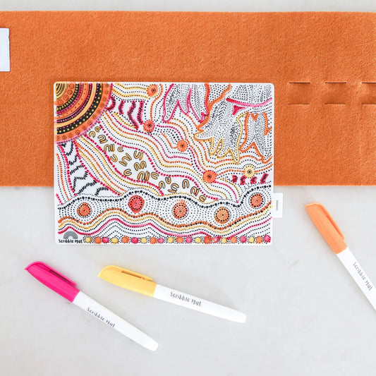Reusable Scribble Mat - Passing Through-Bandicute