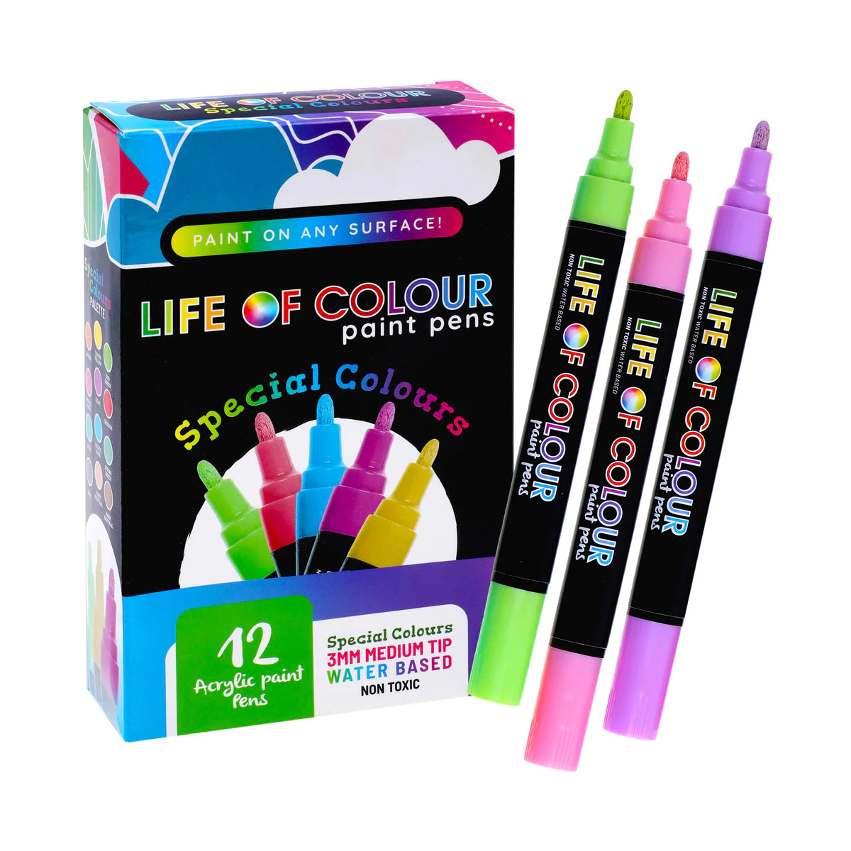 Life of colour pens Clearance