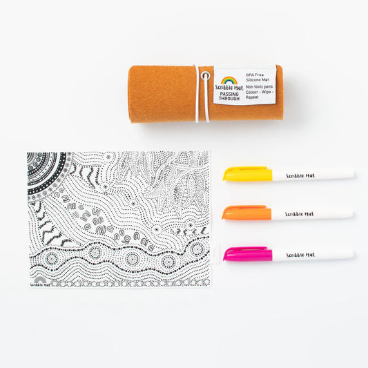 Reusable Scribble Mat - Passing Through-Bandicute