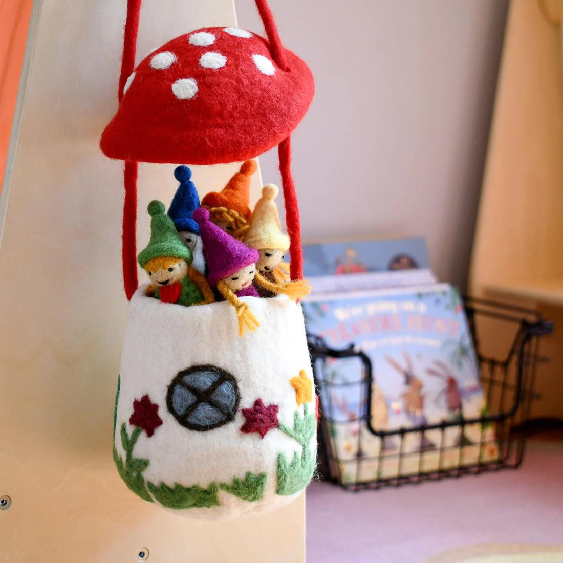Felt Mushroom Toadstool Bag-Bandicute