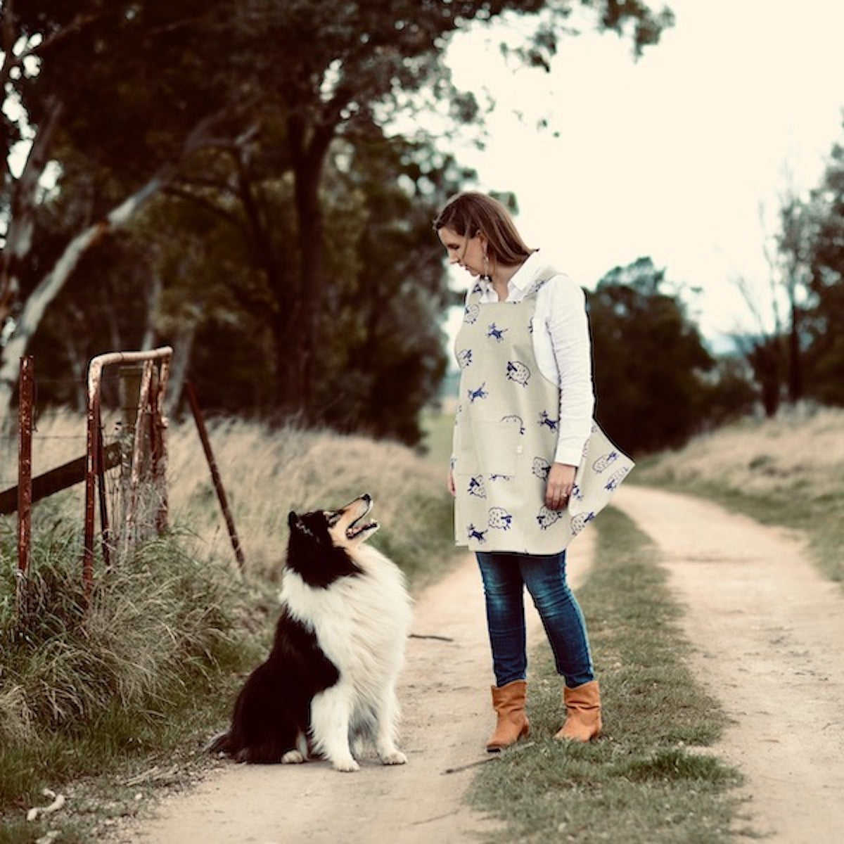Apron - Sheep and Border Collies-Bandicute