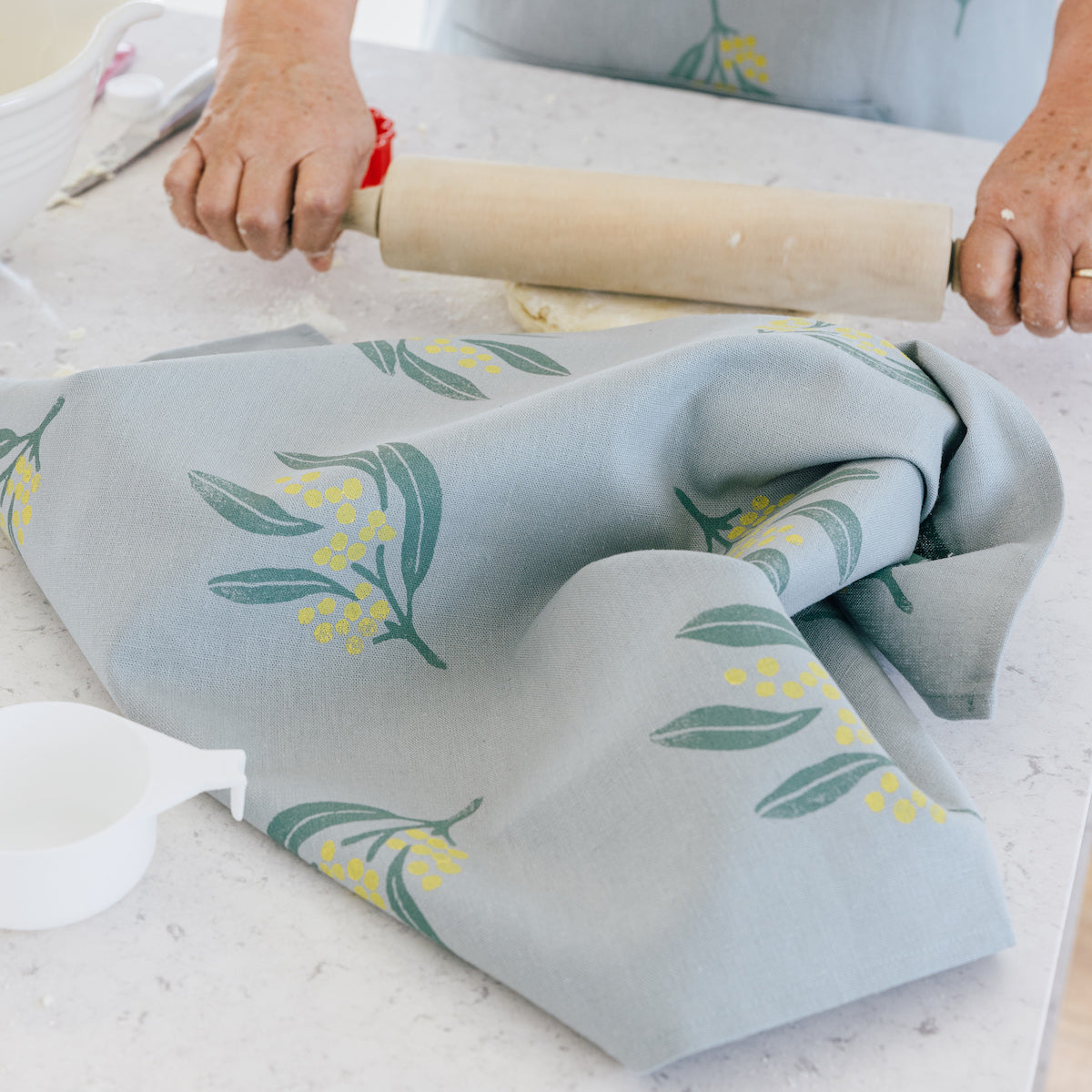 Australian Tea Towel - Wattle-Bandicute