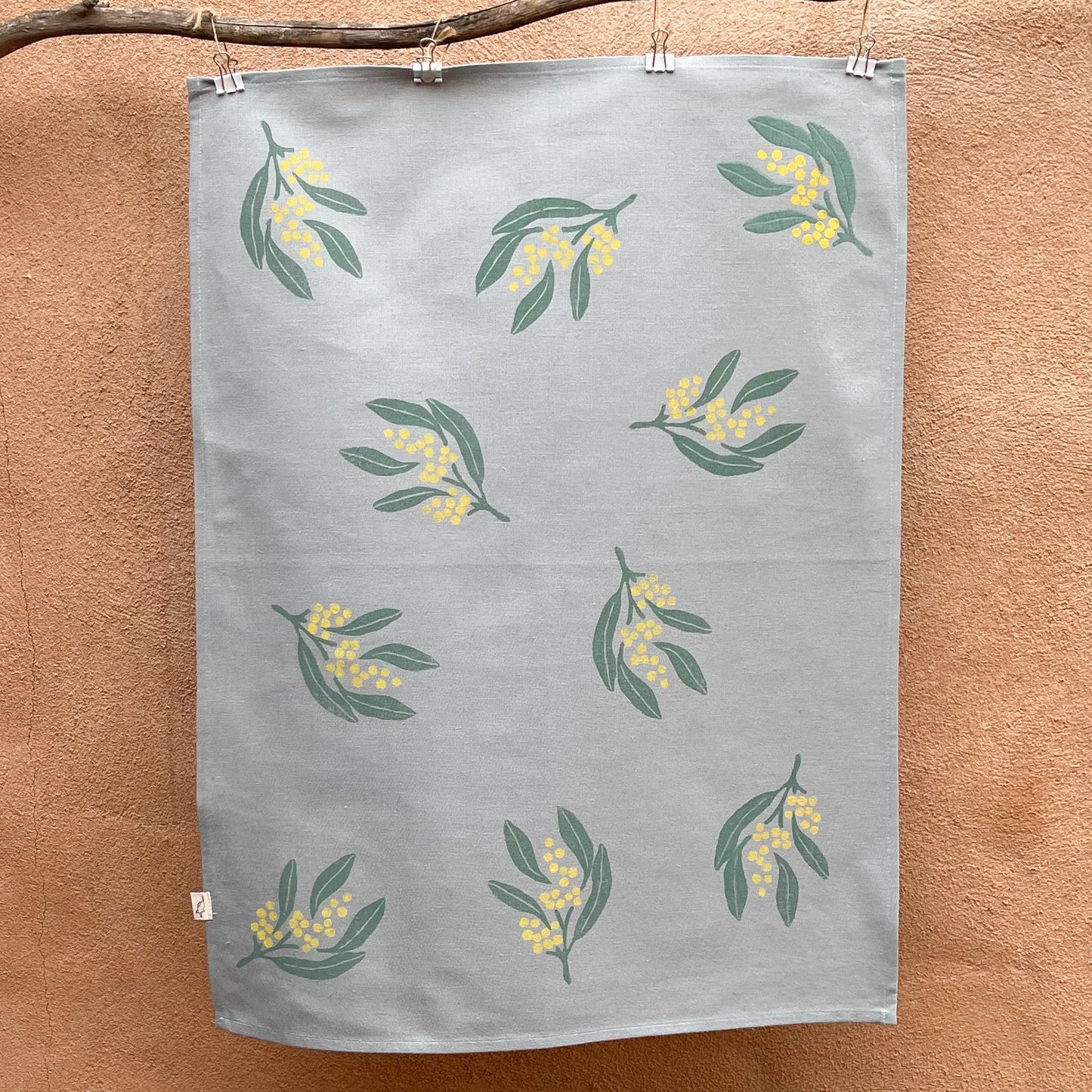Australian Tea Towel - Wattle-Bandicute