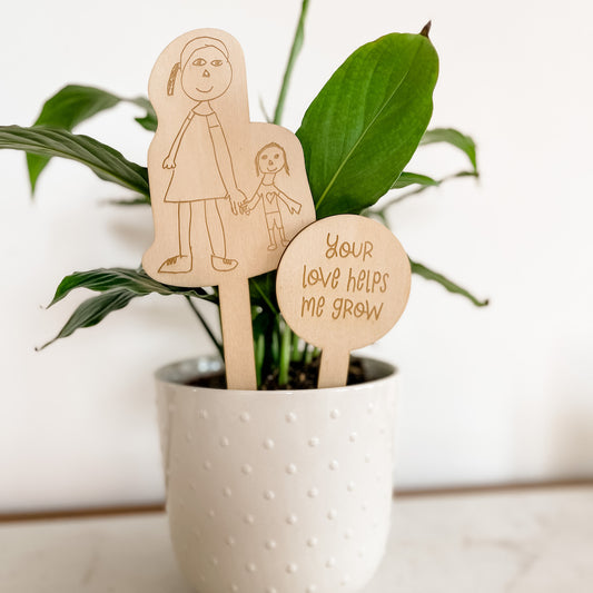 Your Child's Drawing Plant Stakes-Bandicute