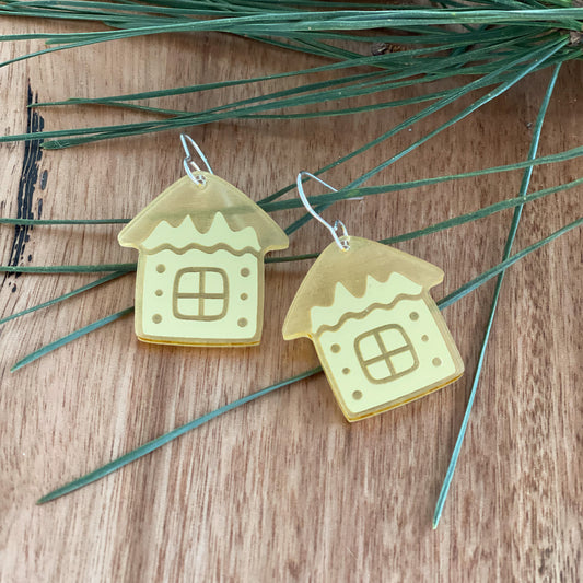 PRE-ORDER Christmas Dangles - Gingerbread House - Posts or Hooks-Bandicute