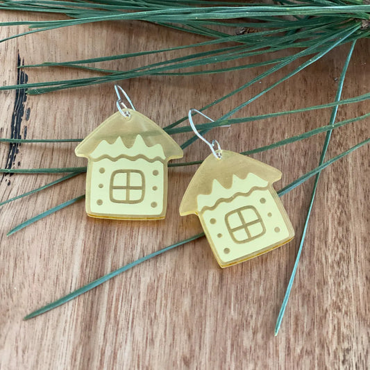 PRE-ORDER Christmas Dangles - Gingerbread House - Posts or Hooks-Bandicute