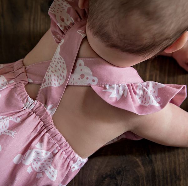 Little Aussie Romper - Pink-Bandicute