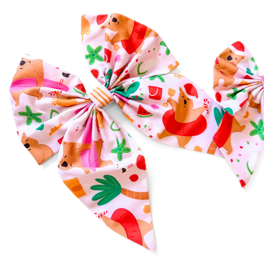 PRE-ORDER - Christmas Bows - Christmas by the Beach Bandicute