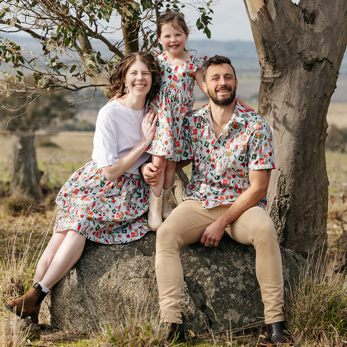 PRE-ORDER - Christmas Women's Skirt - A Bush Christmas-Bandicute