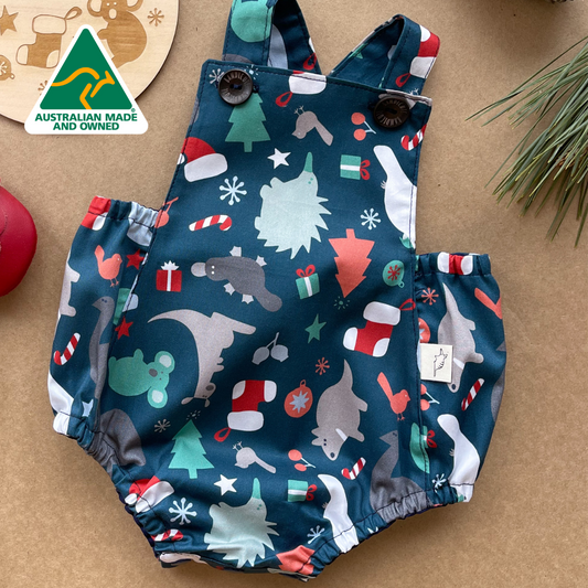 PRE-ORDER - Christmas Baby Romper - Australian Animals-Bandicute