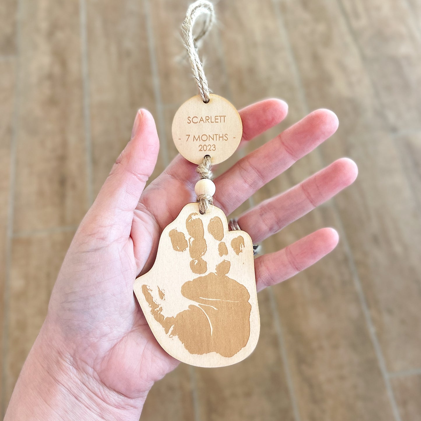 Baby Handprint Christmas Ornament-Bandicute