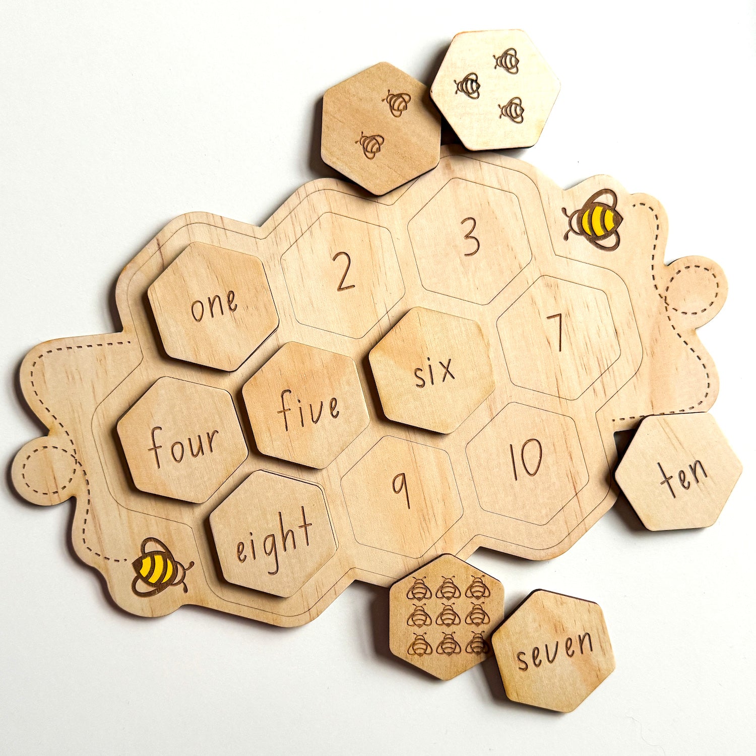 Bee Number Matching Game – Bandicute