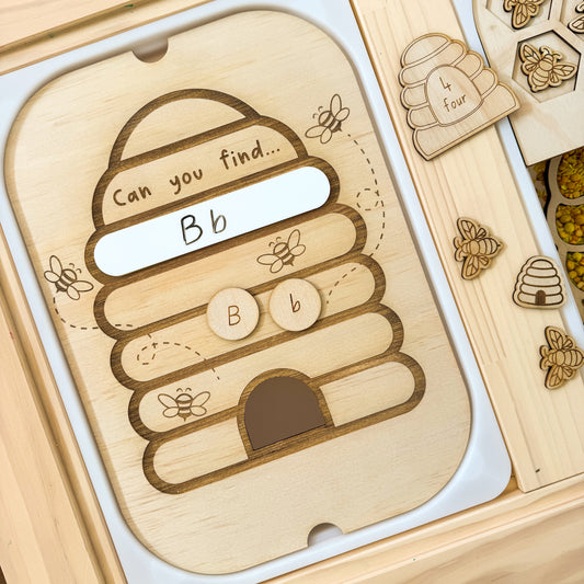 Bee Hive Spelling and Learning IKEA Flisat Insert-Bandicute