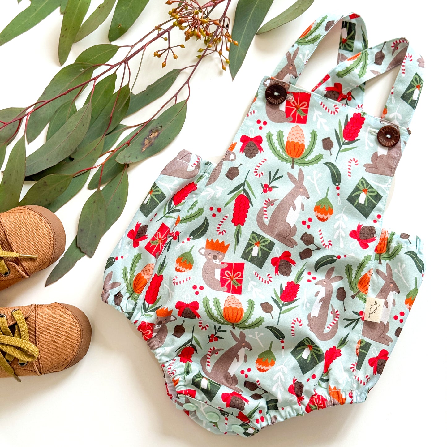 PRE-ORDER - Christmas Baby Romper - A Bush Christmas-Bandicute