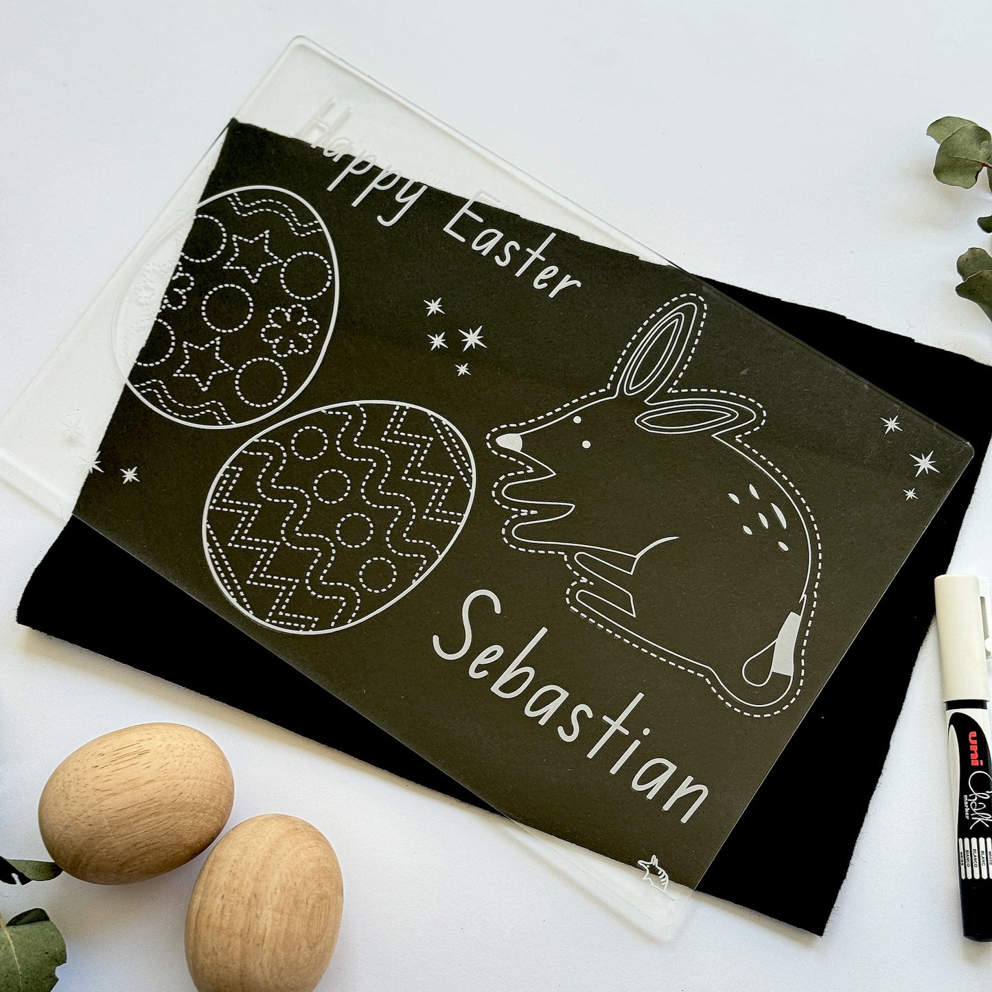 Personalised Easter Tracing Board - Bilby-Bandicute