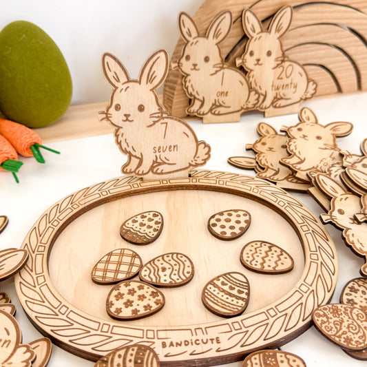 Easter Bunny Counting Game-Bandicute