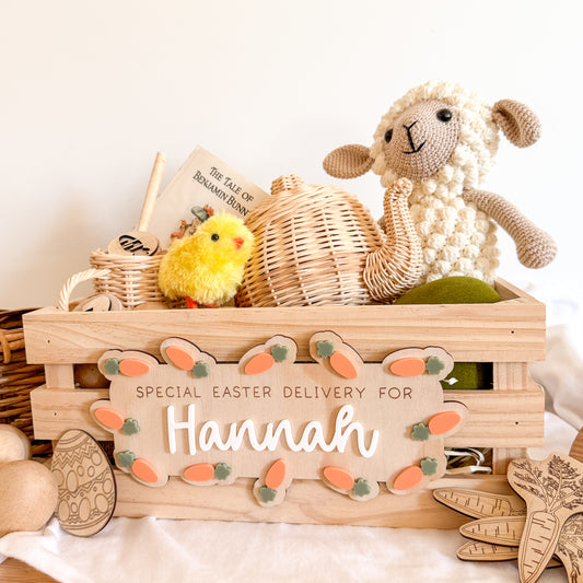 Removable Easter Crate Plaque-Bandicute