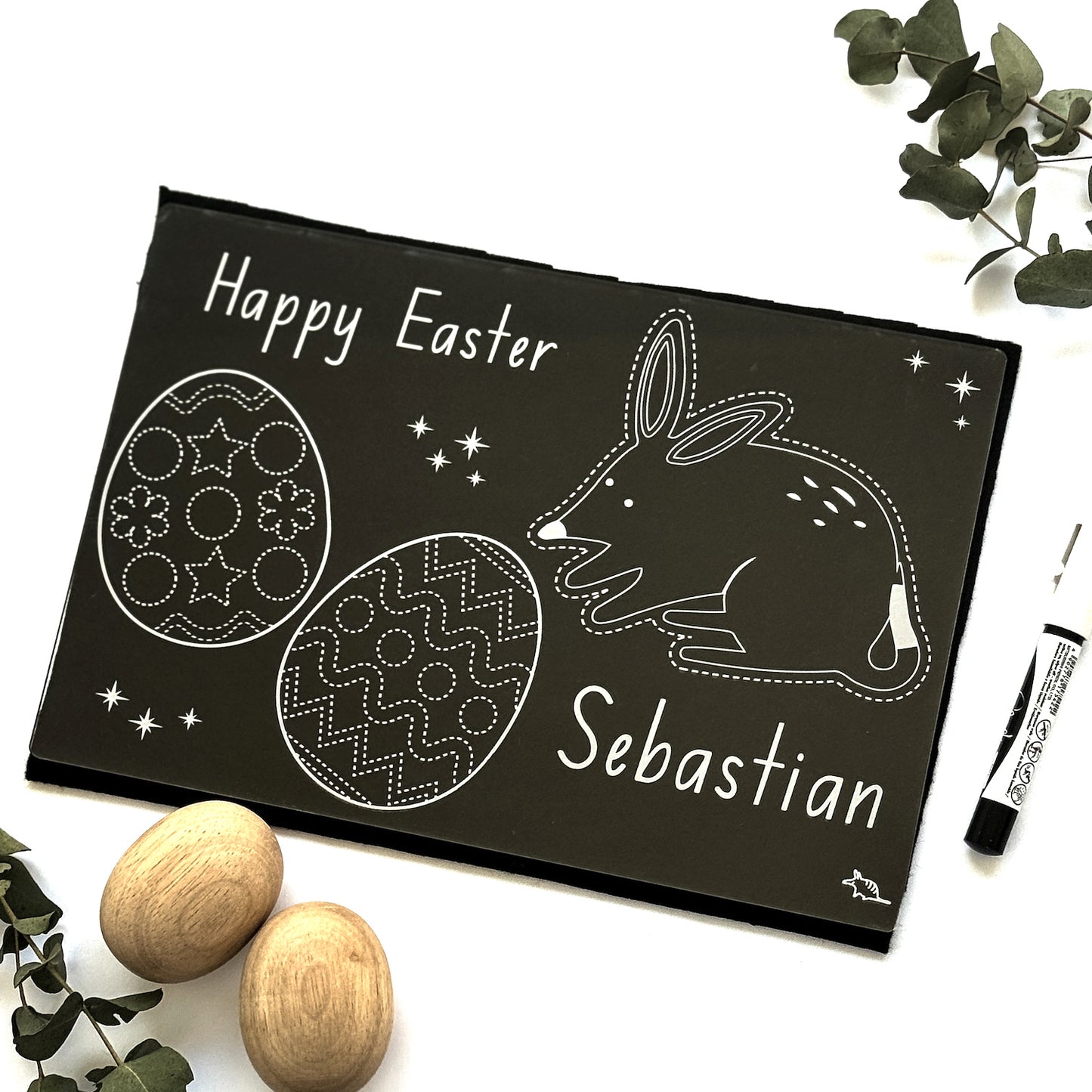 Personalised Easter Tracing Board - Bilby-Bandicute