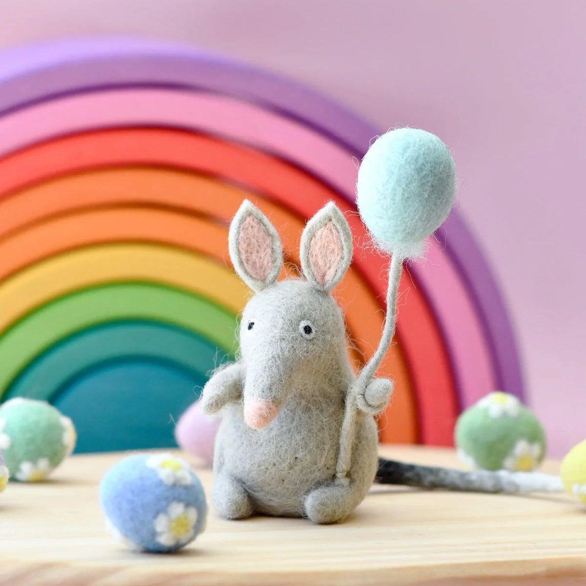 Felt Bilby with Balloon Toy-Bandicute