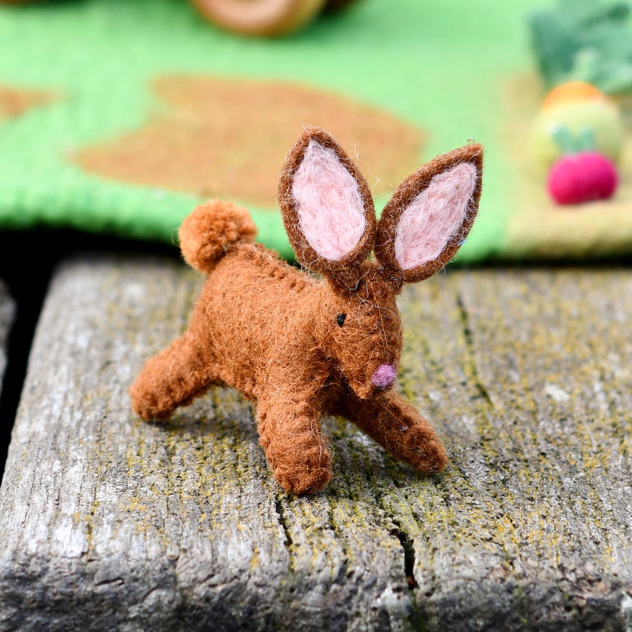 Felt Farm Animal Toy Set - 10 Pieces-Bandicute