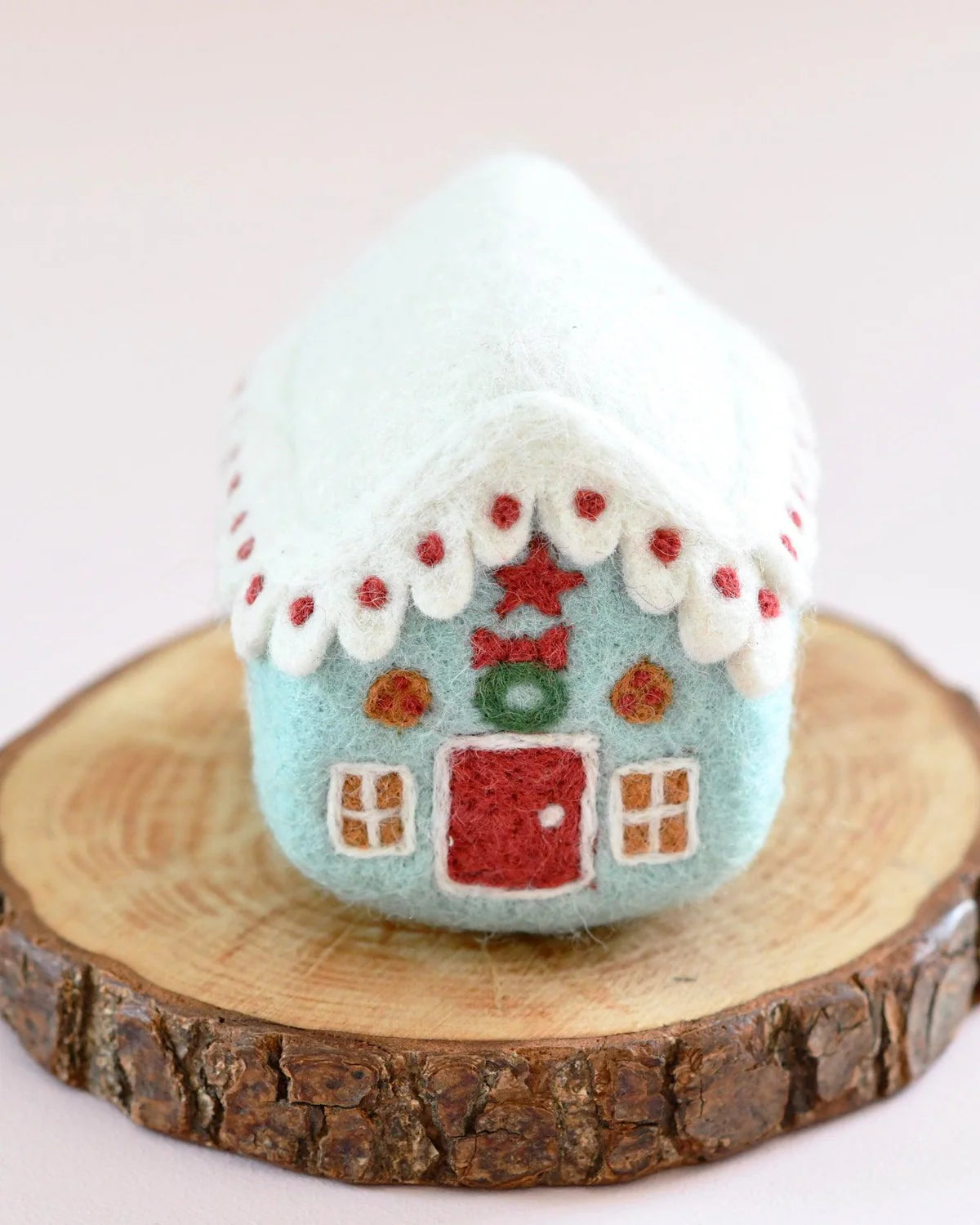 Felt Blue Gingerbread House-Bandicute