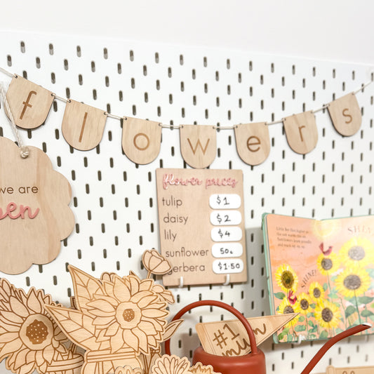 Flowers Bunting Sign-Bandicute
