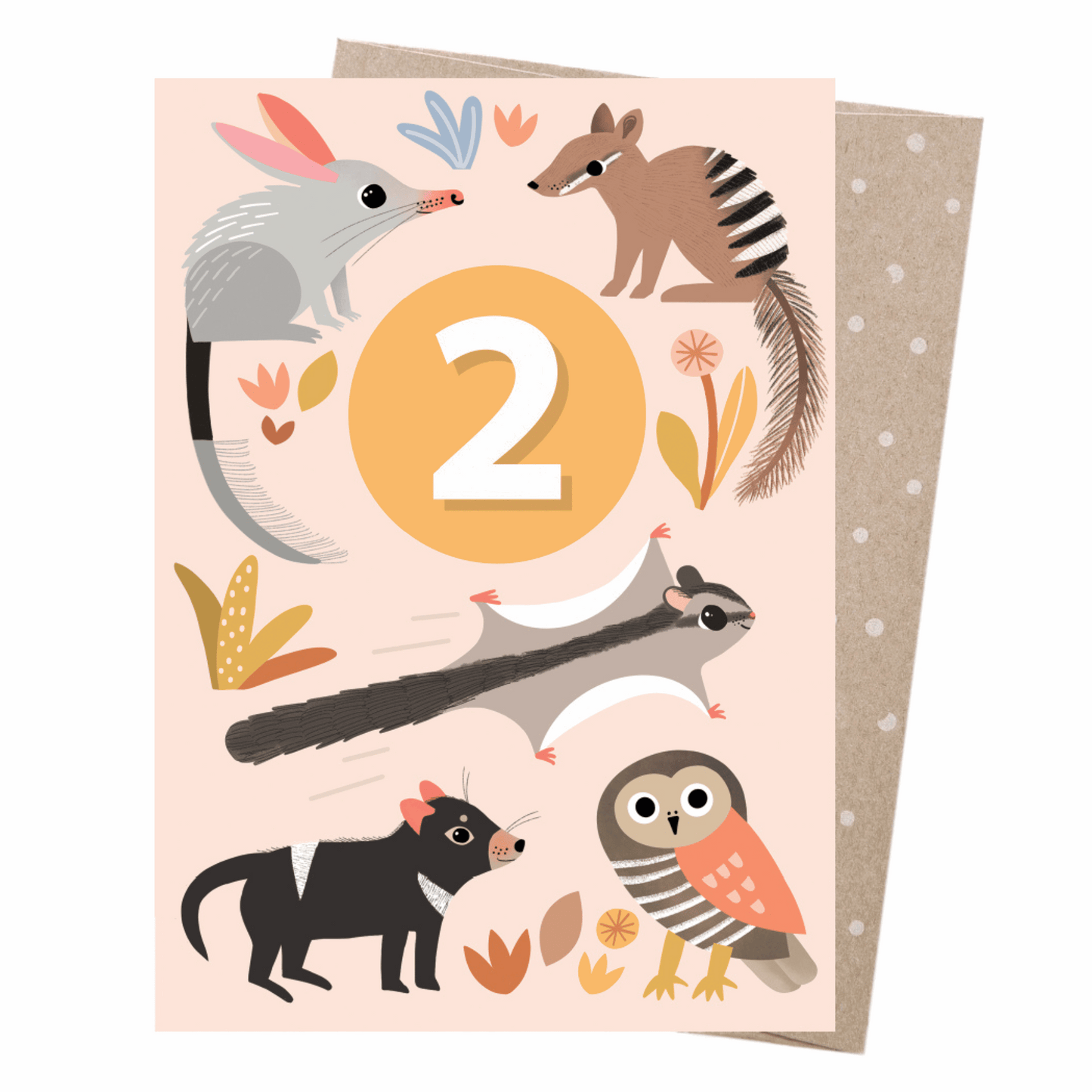 Greeting Card - Age 2- Mischief Makers-Bandicute