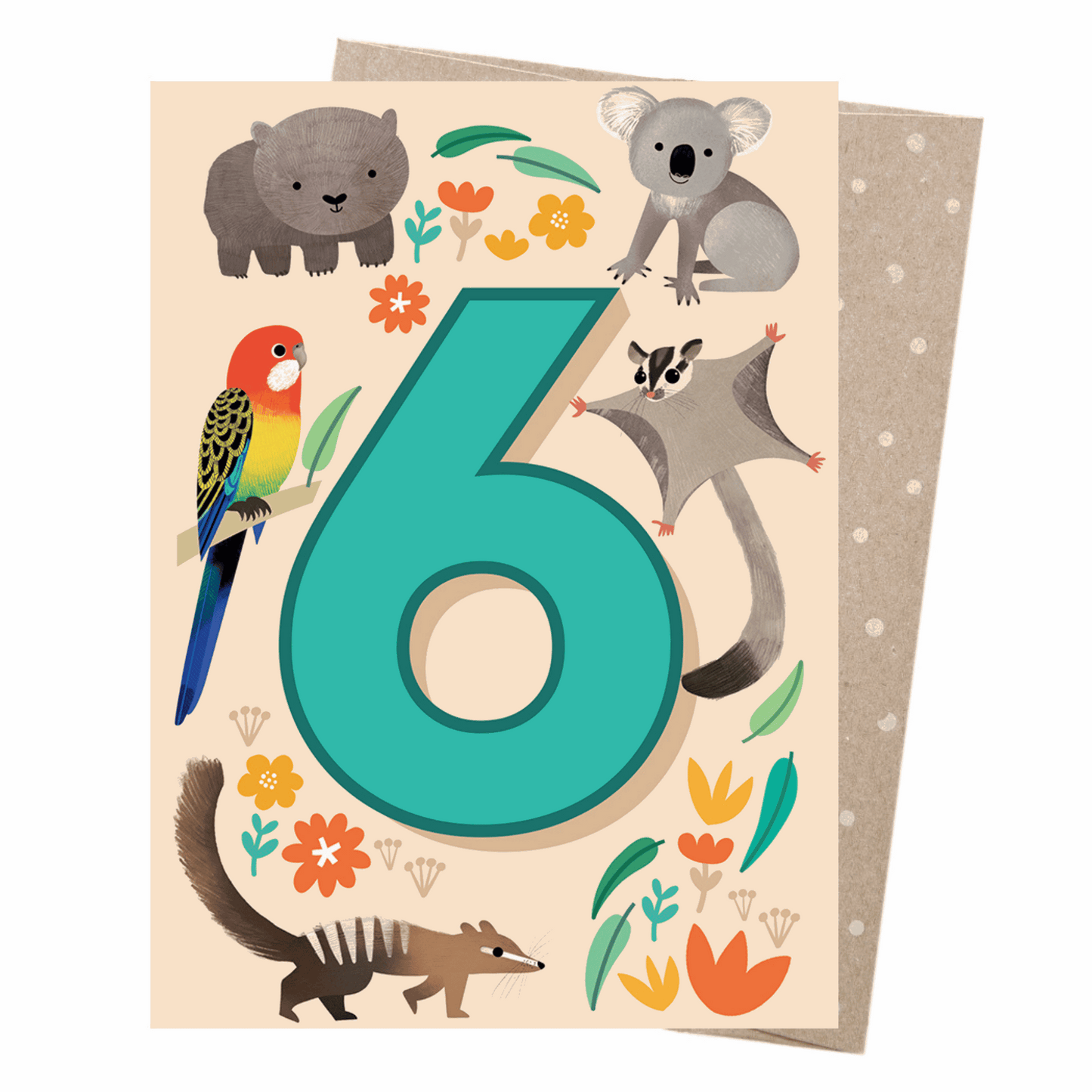 Greeting Card - Age 6 - Wild Wonders-Bandicute