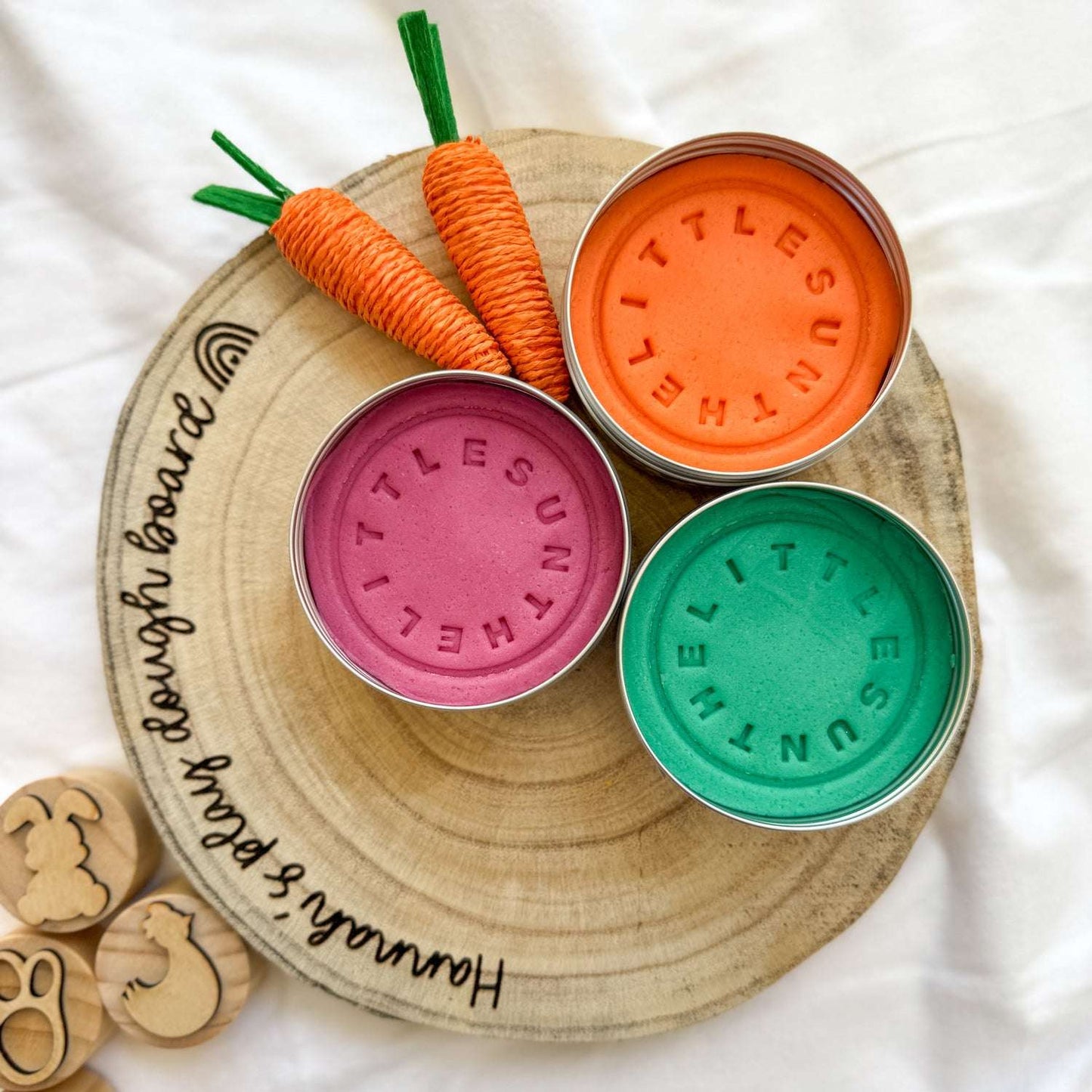 Handmade Play Dough - Poppy Pink-Bandicute