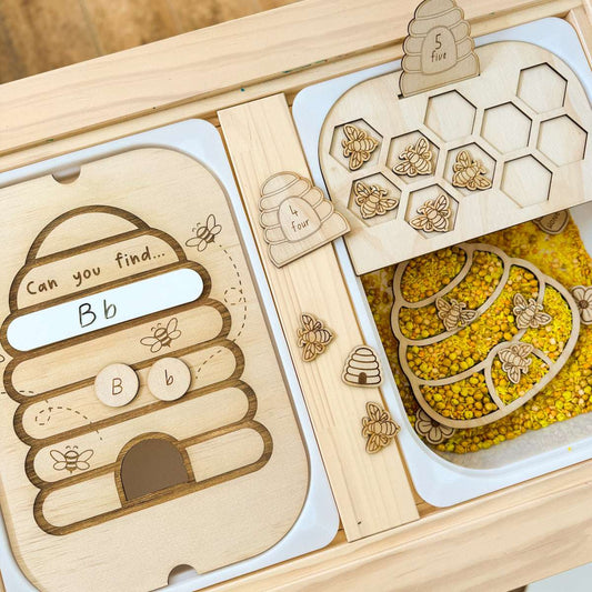 Bee Hive Spelling and Learning IKEA Flisat Insert-Bandicute