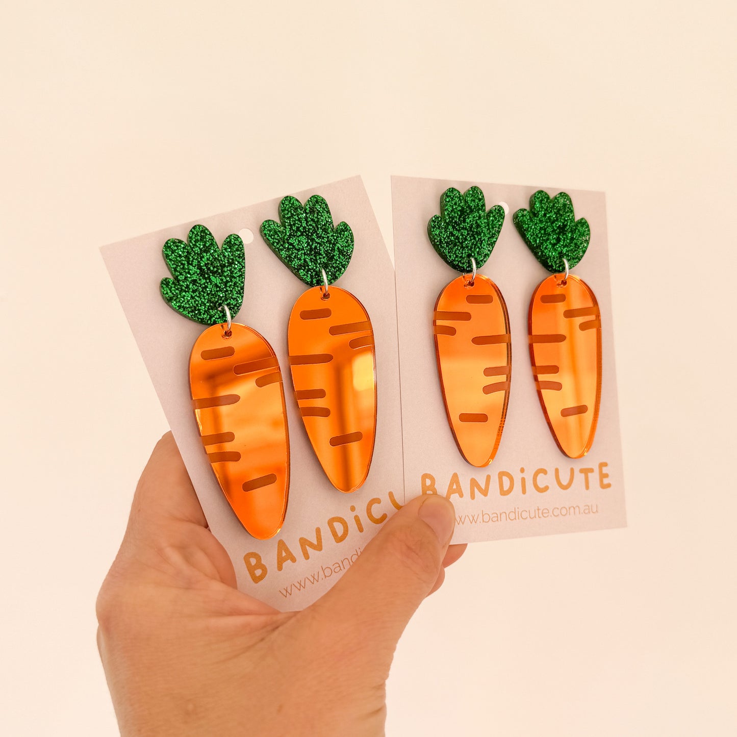 Easter Carrot Earrings-Bandicute