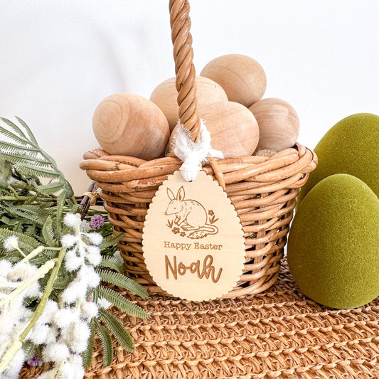 Personalised Easter Bilby Basket Tag-Bandicute