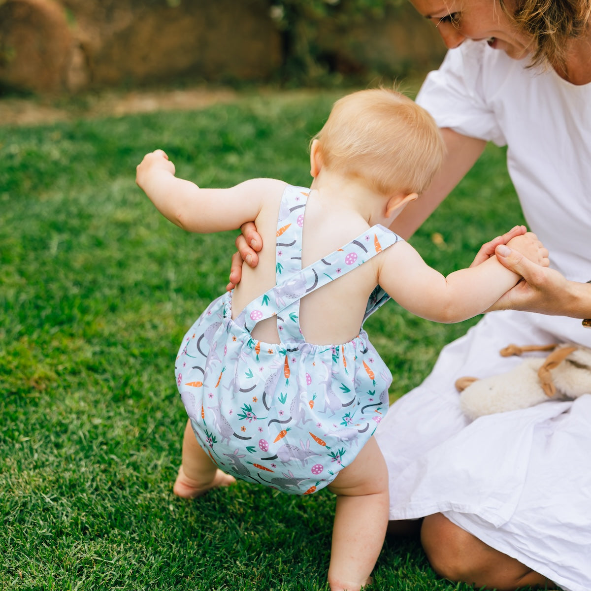 PRE-ORDER - Easter Bilby Baby Romper-Bandicute