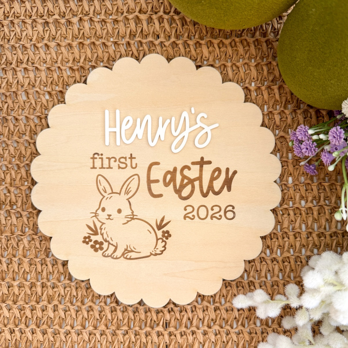 My First Easter Plaque - Easter Bunny-Bandicute