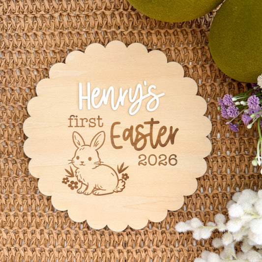 My First Easter Plaque - Easter Bunny-Bandicute