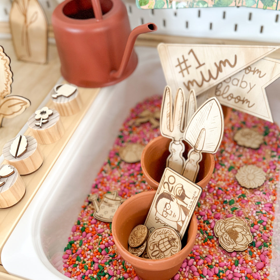 Flower Shop Sensory Play Loose Parts - Set of 12 Pieces-Bandicute