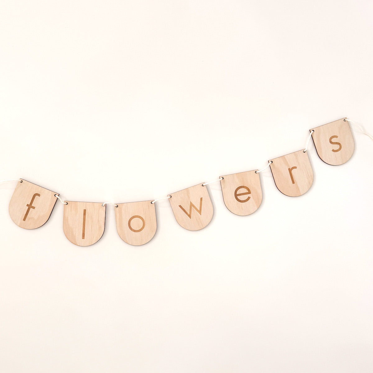 Flowers Bunting Sign-Bandicute
