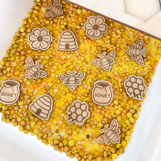 Bee Sensory Play Loose Parts