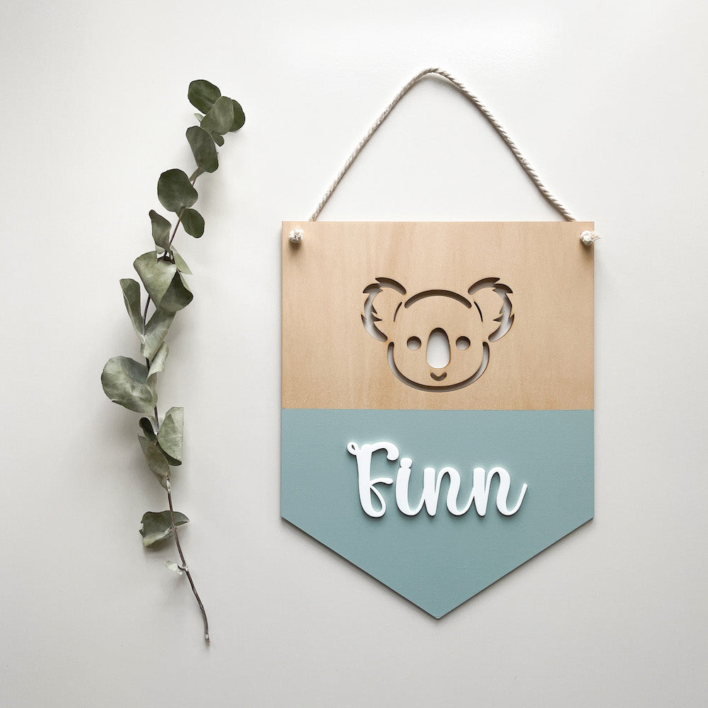 Personalised Name Plaque - Banner Style-Bandicute