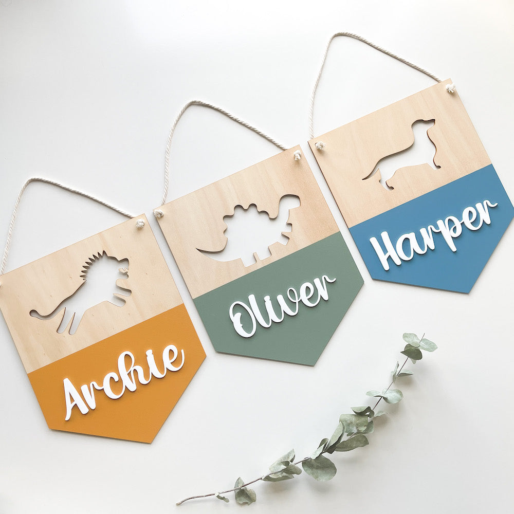 Personalised Name Plaque - Banner Style-Bandicute