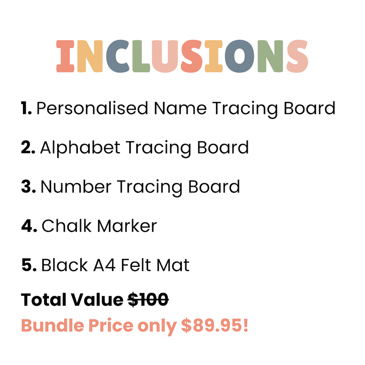 Little Learner Tracing Bundle-Bandicute