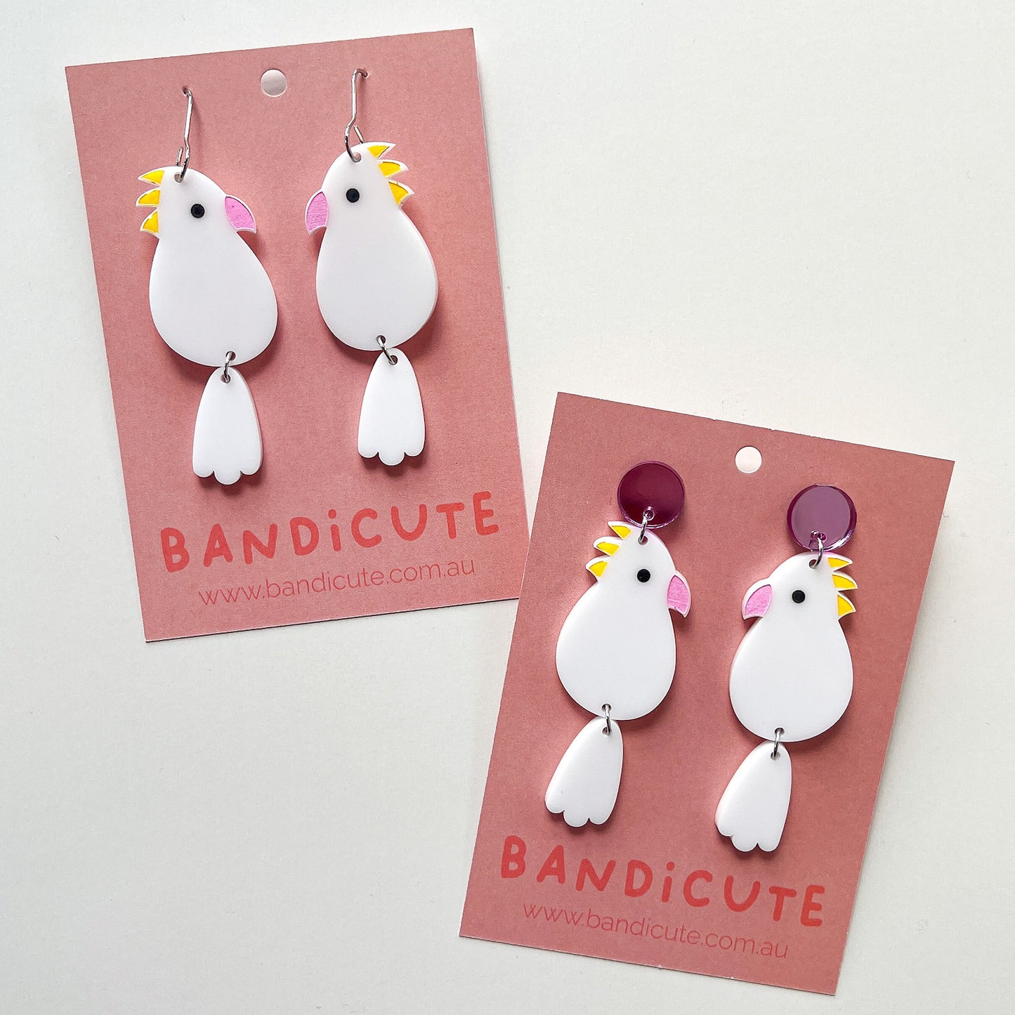 Mini Cockatoo Earrings-Bandicute