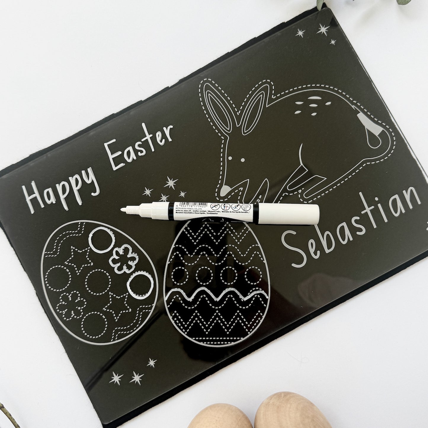 Personalised Easter Tracing Board - Bilby-Bandicute